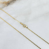 Cadena Plana 1.85gr / 60cm / 1.3mm Oro Amarillo +3 ©