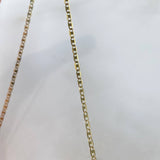 Cadena Plana 1.4gr / 45cm / 1.3mm Oro Amarillo +3 ©