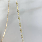 Cadena Plana 1.4gr / 45cm / 1.3mm Tres Oros +3*
