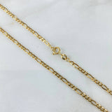 Cadena Figaro 8.95gr / 55cm / 3.9mm Oro Amarillo +0 ©