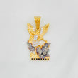 Dije San Miguel Arcángel 4.25g / 3.1cm Tres Oros 18K