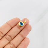 Dije Ojo Turco 1.05g / 1.6cm Oro Amarillo 18K