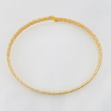 Pulso Diamantado 3 Aros 5.15g / 18cm / 1.42mm Tres Oros 18K