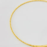 Pulso Aro Diamantado 1.95g / 17cm / 1.43mm Oro Amarillo 18K