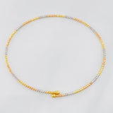 Pulso Aro Diamantado 1.8g / 18cm / 1.4mm Tres Oros 18K