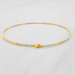 Pulso Aro Diamantado 1.8g / 18cm / 1.4mm Tres Oros 18K