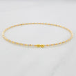 Pulso Aro Diamantado 1.75g / 18cm / 1.4mm Tres Oros 18K