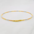 Pulso Aro Diamantado 2g / 17cm / 1.4mm Tres Oros 18K