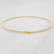 Pulso Aro Diamantado 1.75g / 17cm / 1.4mm Tres Oros 18K