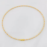 Pulso Aro Diamantado 1.75g / 17cm / 1.4mm Tres Oros 18K