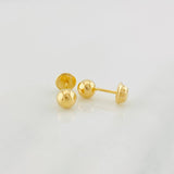 Topos Bola Lisa 0.55g / 5mm Oro Amarillo 18K