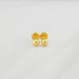 Topos Bola Lisa 0.5g / 5mm Oro Amarillo 18K