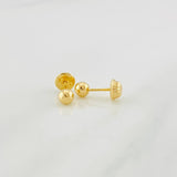 Topos Bola Lisa 0.45g / 4mm Oro Amarillo 18K
