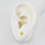 Topos Bola Lisa 0.5g / 5mm Oro Amarillo 18K