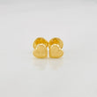 Topos Corazón Diamantado 0.5g / 5.1mm Oro Amarillo 18K