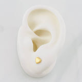 Topos Corazón Diamantado 0.5g / 5.1mm Oro Amarillo 18K