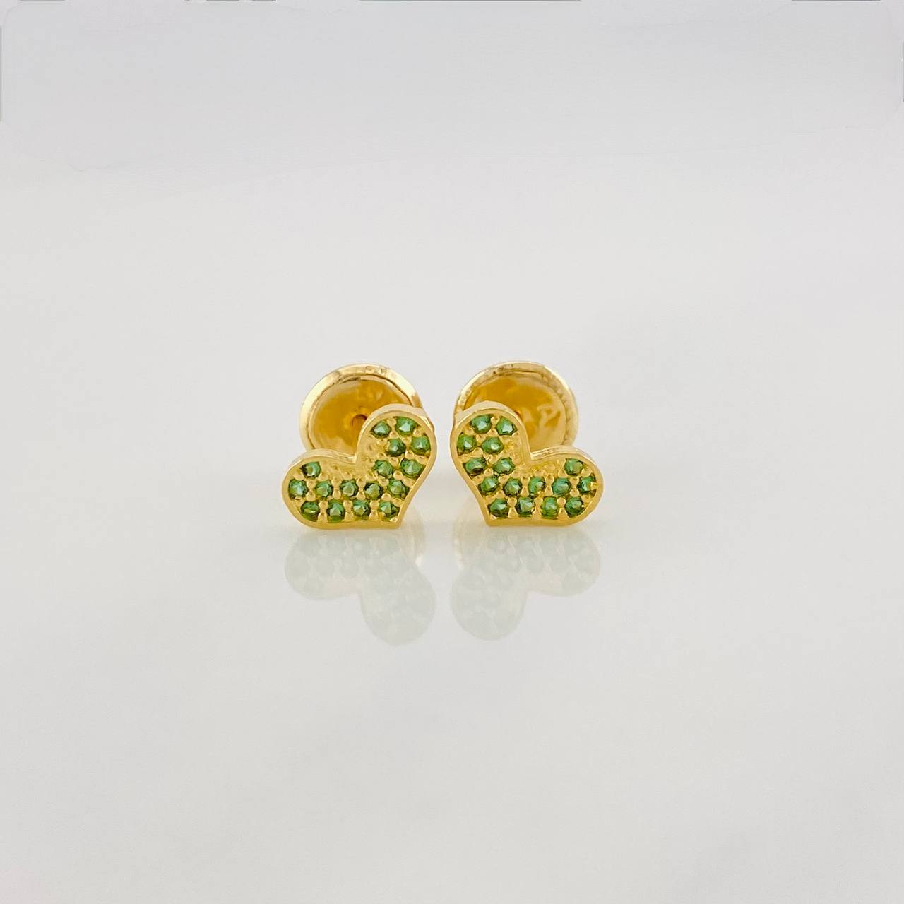 Topos Corazón 0.7g / 4.7mm Oro Amarillo 18K