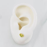 Topos Corazón 0.7g / 4.7mm Oro Amarillo 18K