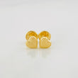 Topos Corazón Punteado 0.5g / 5mm Oro Amarillo 18K