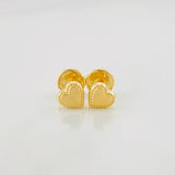 Topos Corazón Punteado 0.5g / 5mm Oro Amarillo 18K