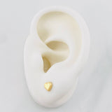 Topos Corazón Punteado 0.5g / 5mm Oro Amarillo 18K