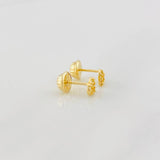 Topos Silueta Corazón 0.55g / 4.5mm Oro Amarillo 18K