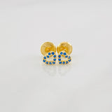 Topos Silueta Corazón 0.55g / 4.3mm Oro Amarillo 18K