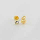 Topos Silueta Corazón 0.55g / 4.3mm Oro Amarillo 18K