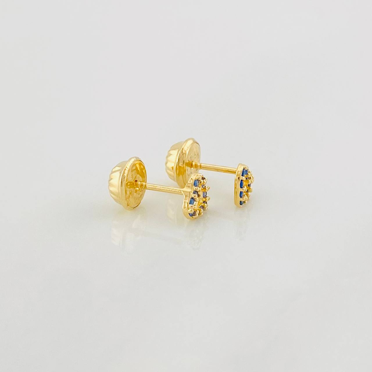 Topos Silueta Corazón 0.55g / 4.3mm Oro Amarillo 18K