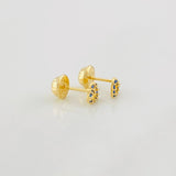 Topos Silueta Corazón 0.55g / 4.3mm Oro Amarillo 18K