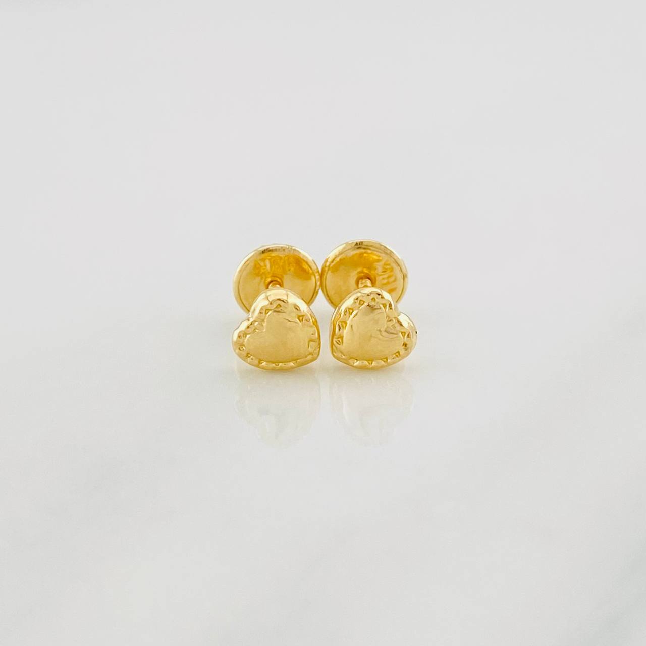 Topos Corazón 0.5g / 5.1mm Oro Amarillo 18K