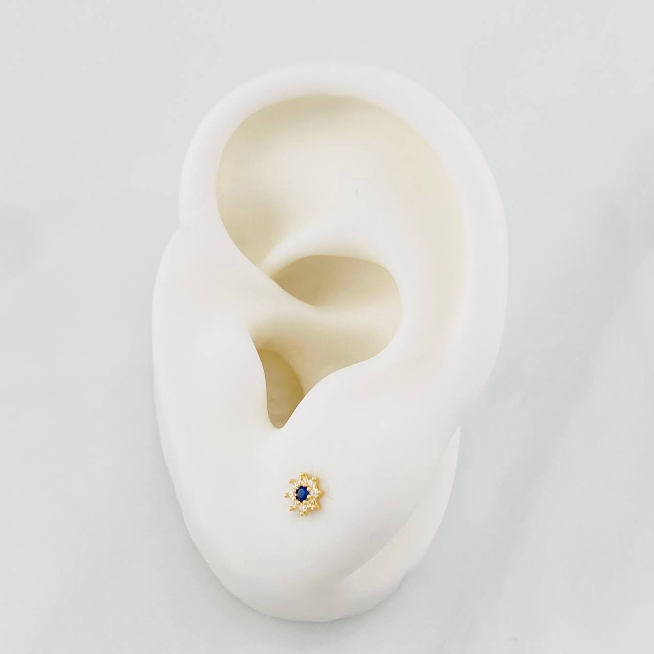 Topos Flor 0.5g / 4.2mm Oro Amarillo 18K