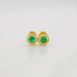 Topos Halo Circulo 0.95g / 6.2mm Oro Amarillo 18K