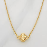 Cadena Aro Seguido Trebol 5.75g / 53cm / 8.1mm Oro Amarillo 18K
