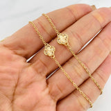 Cadena Aro Seguido Trebol 5.75g / 53cm / 8.1mm Oro Amarillo 18K