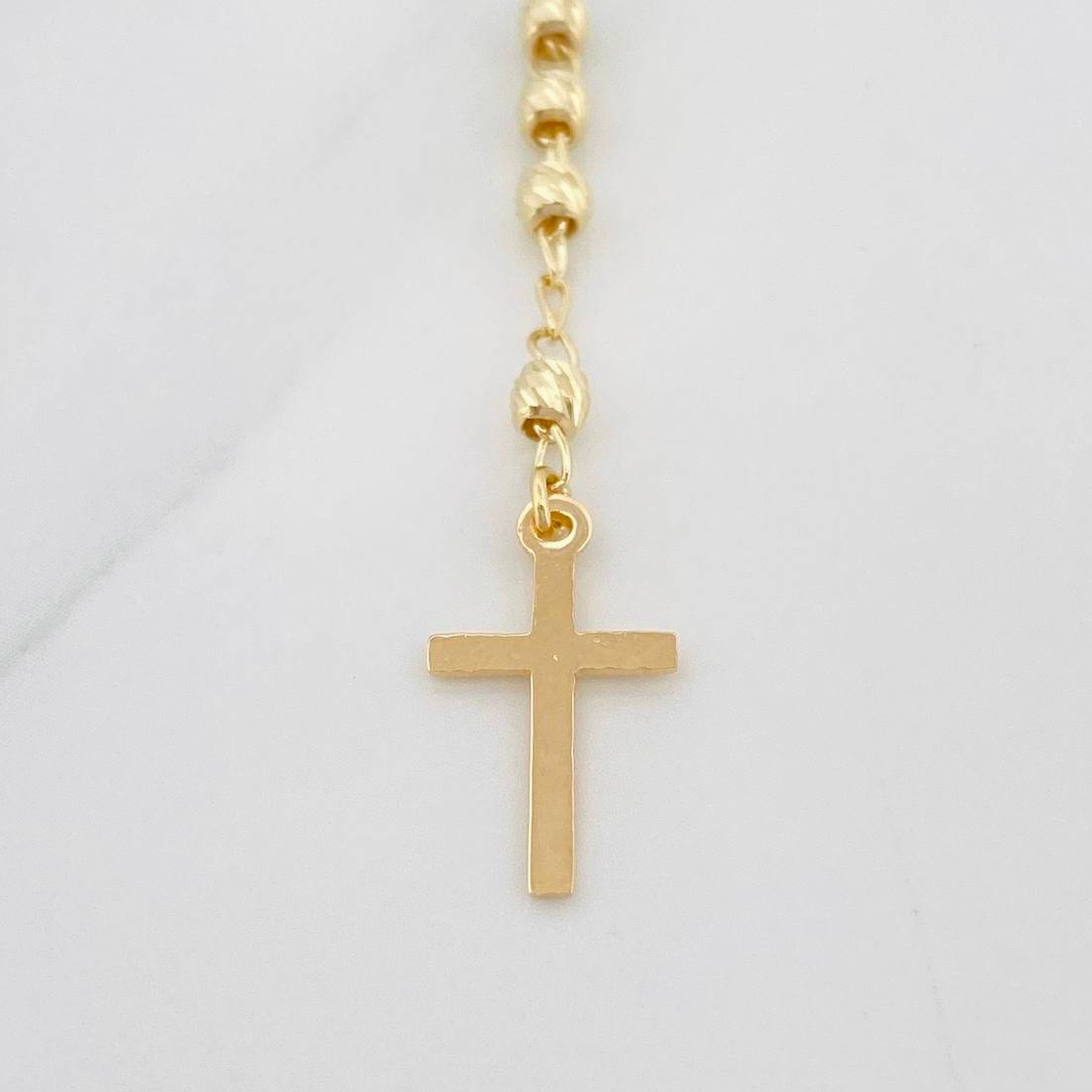 Rosario Virgen Milagrosa 6.45g / 50cm / 3mm Oro Amarillo 18K
