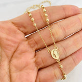Rosario Virgen Milagrosa 6.15g / 55cm / 3mm Oro Amarillo 18K