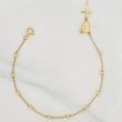 Pulso Denario Virgen Milagrosa 2.3g / 20cm / 3mm Oro Amarillo 18K