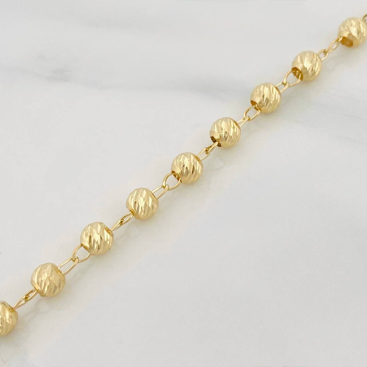 Pulso Militar 3.1g / 19cm / 4mm Oro Amarillo 18K