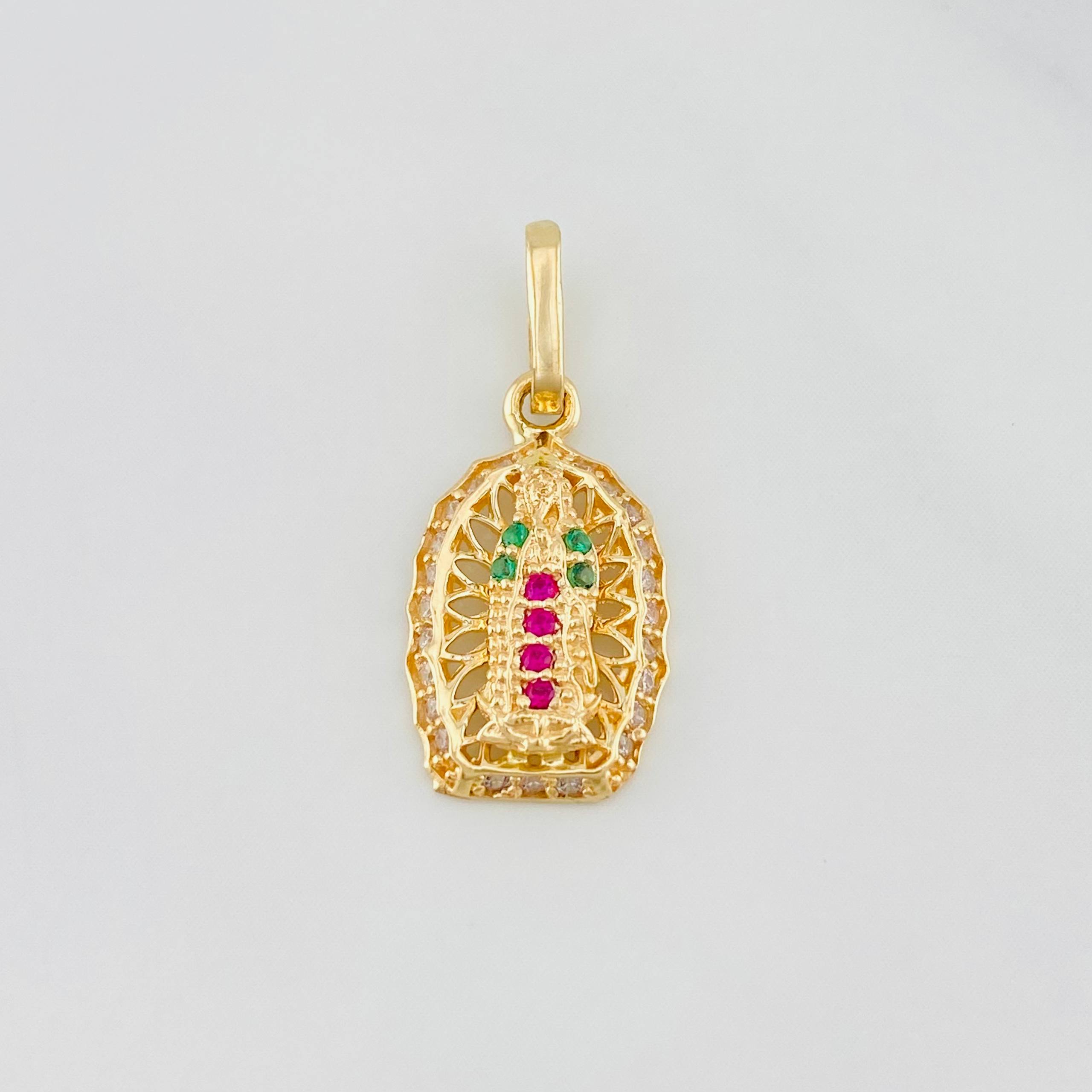 Dije Virgen de Guadalupe 1.3g / 2.1cm Oro Amarillo 18K