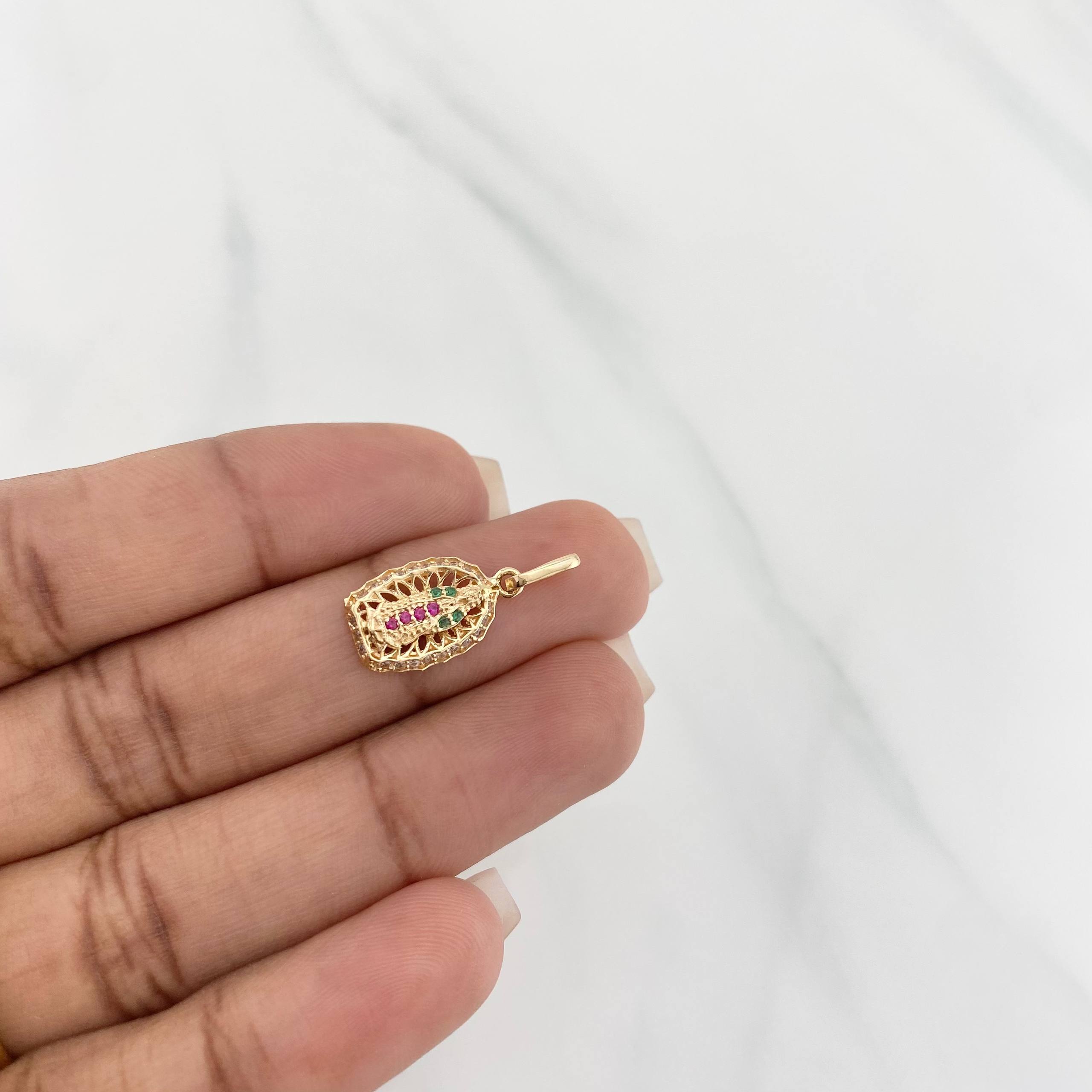 Dije Virgen de Guadalupe 1.2g / 2cm Oro Amarillo 18K