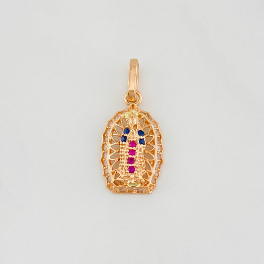 Dije Virgen de Guadalupe 1.45g / 2cm Oro Rosa 18K