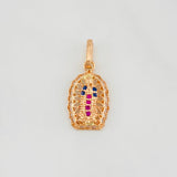Dije Virgen Guadalupe 1.4g / 2cm Oro Rosa 18K