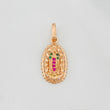 Dije Virgen de Guadalupe 1.45g / 2cm Oro Rosa 18K