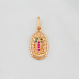 Dije Virgen de Guadalupe 1.45g / 2cm Oro Rosa 18K