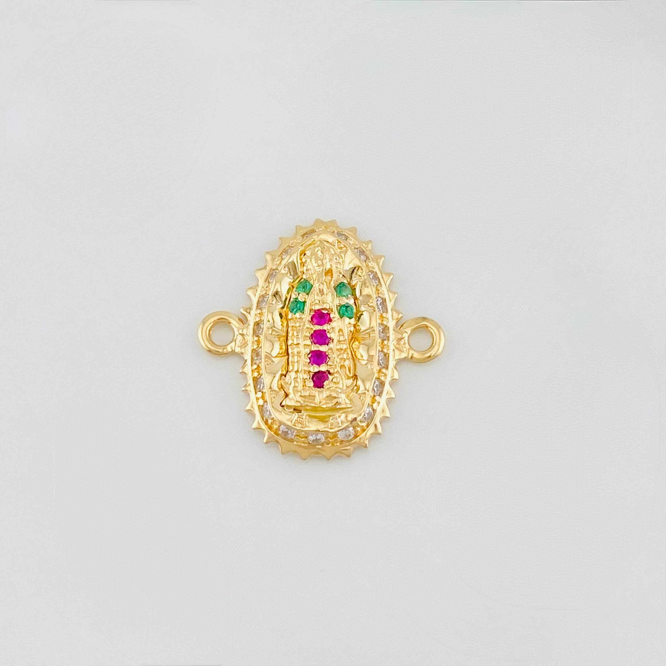 Herraje Virgen de Guadalupe 1.3g / 1.05cm Oro Rosa 18K
