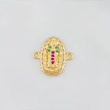 Herraje Virgen de Guadalupe 1.3g / 1.05cm Oro Rosa 18K