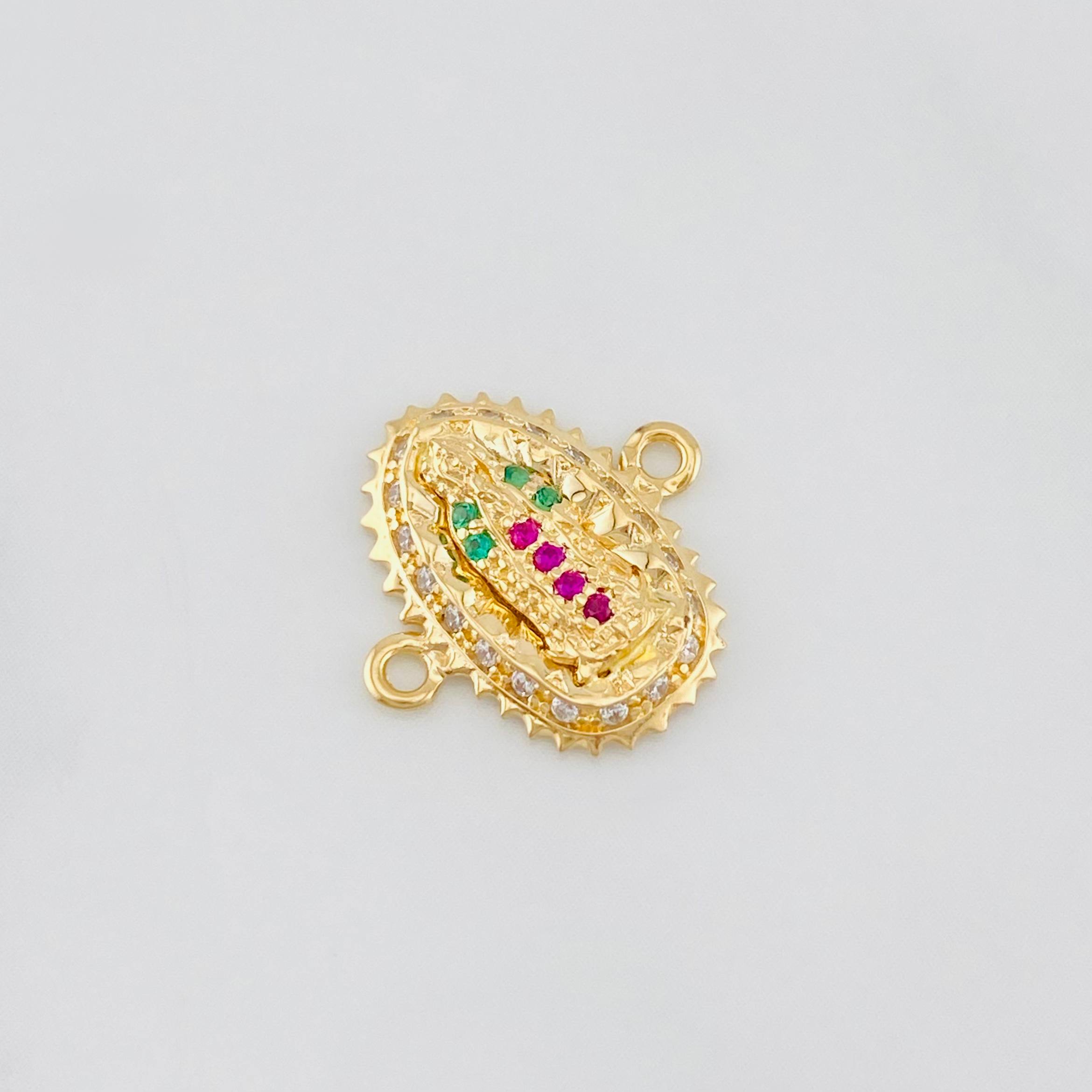Herraje Virgen de Guadalupe 1.3g / 1.05cm Oro Rosa 18K