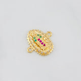 Herraje Virgen de Guadalupe 1.3g / 1.05cm Oro Rosa 18K