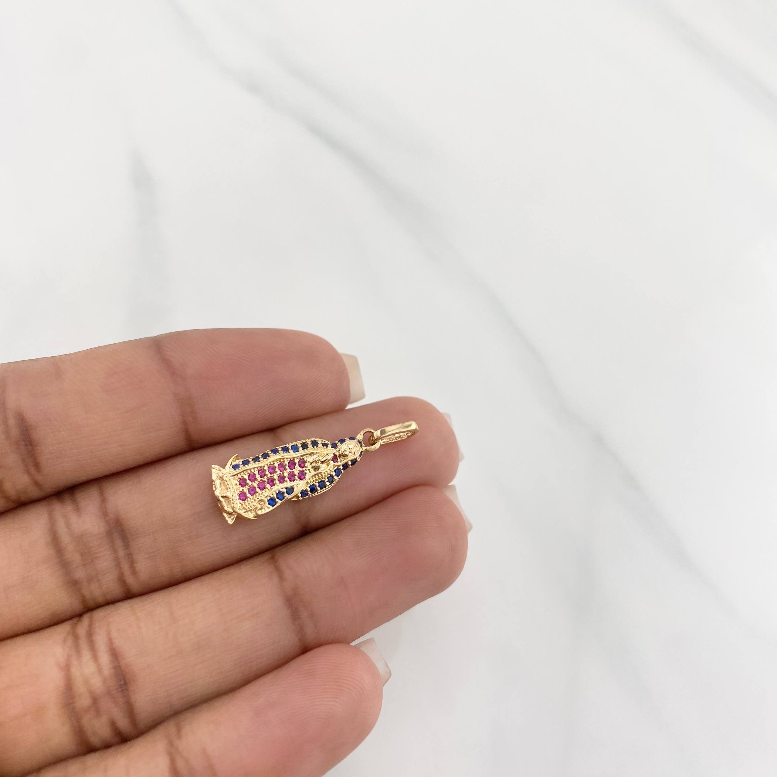 Dije Virgen de Guadalupe 1.8g / 2.05cm Oro Amarillo 18K